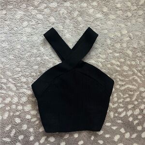 Aritzia Babaton Cross Halter Top
